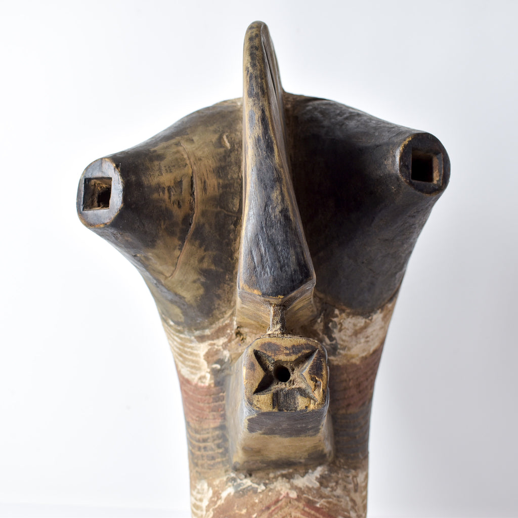 Songye Kifwebe Mask Pair Male and Female Congo