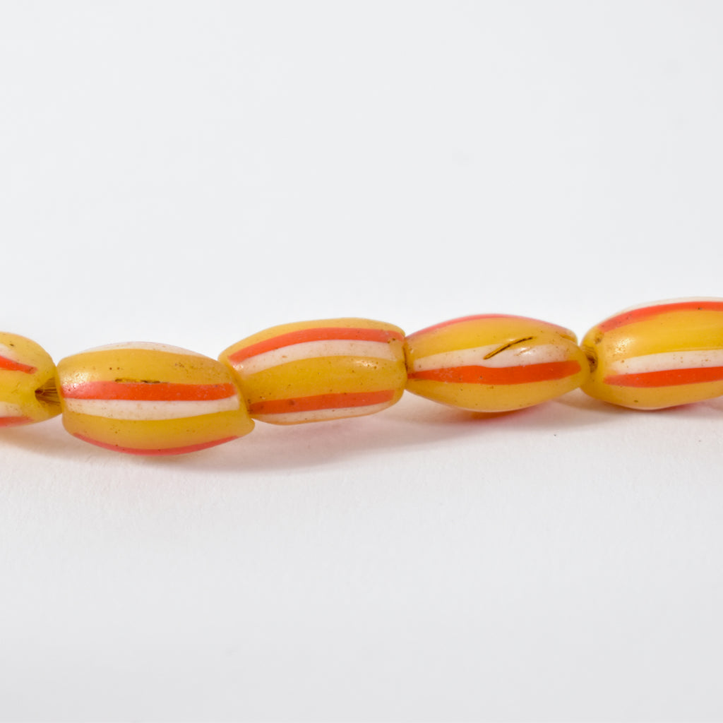 Rare Striped Melon Venetian Trade Beads