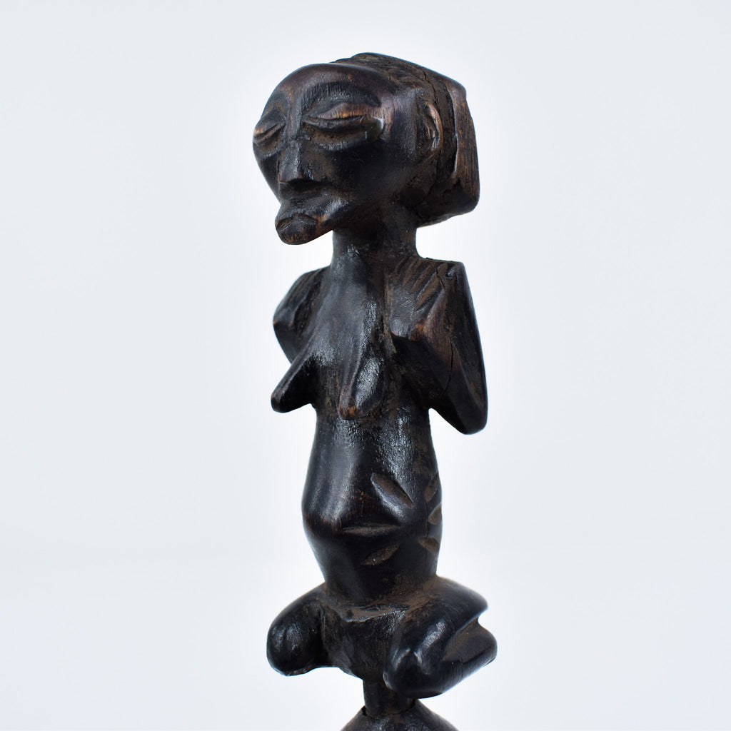 Luba Divination Fetish Rattle Congo