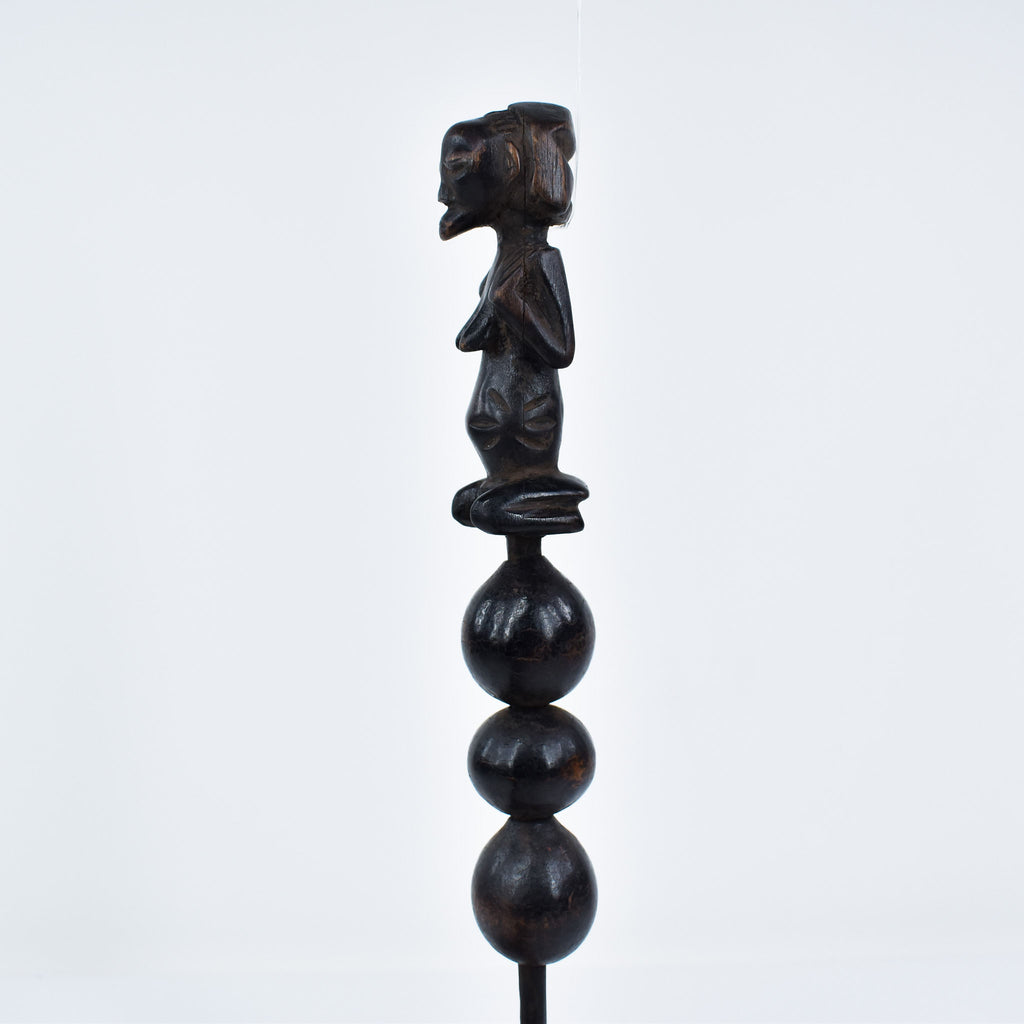 Luba Divination Fetish Rattle Congo