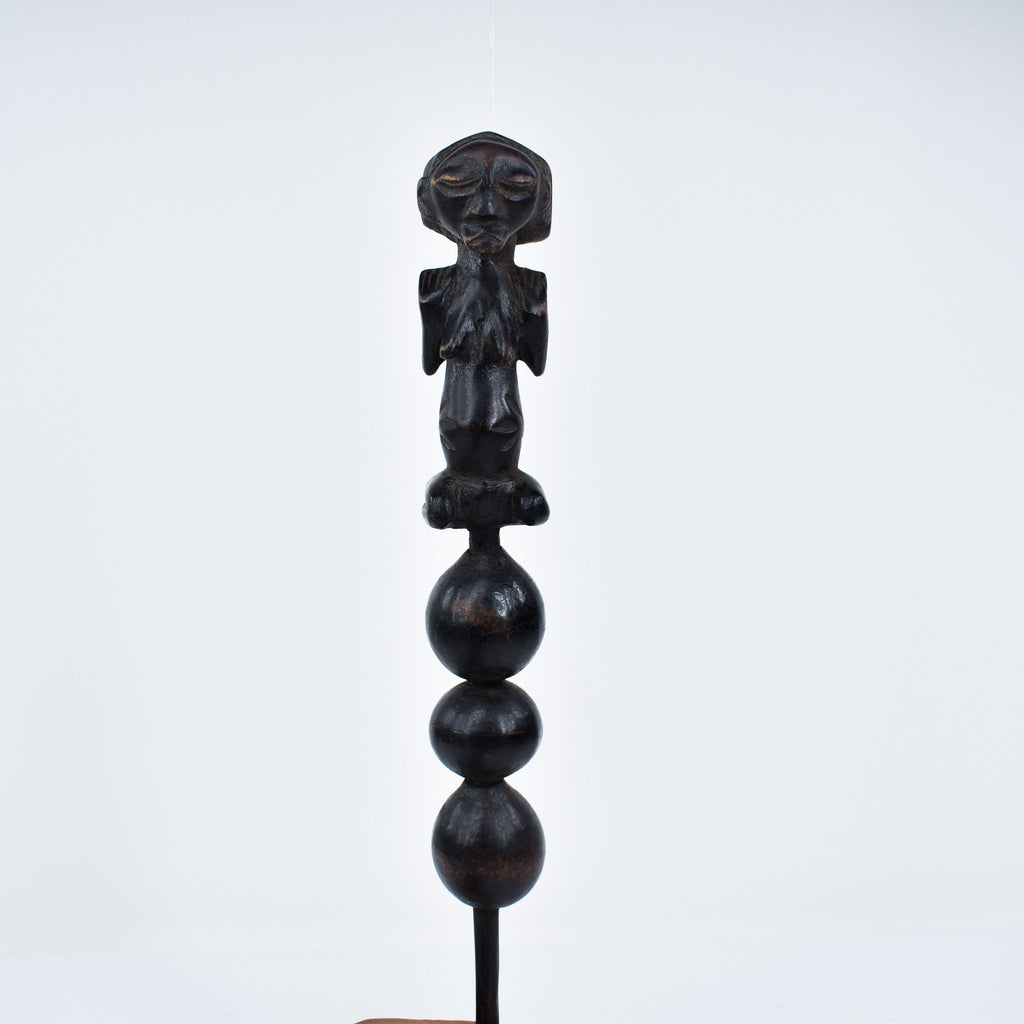 Luba Divination Fetish Rattle Congo