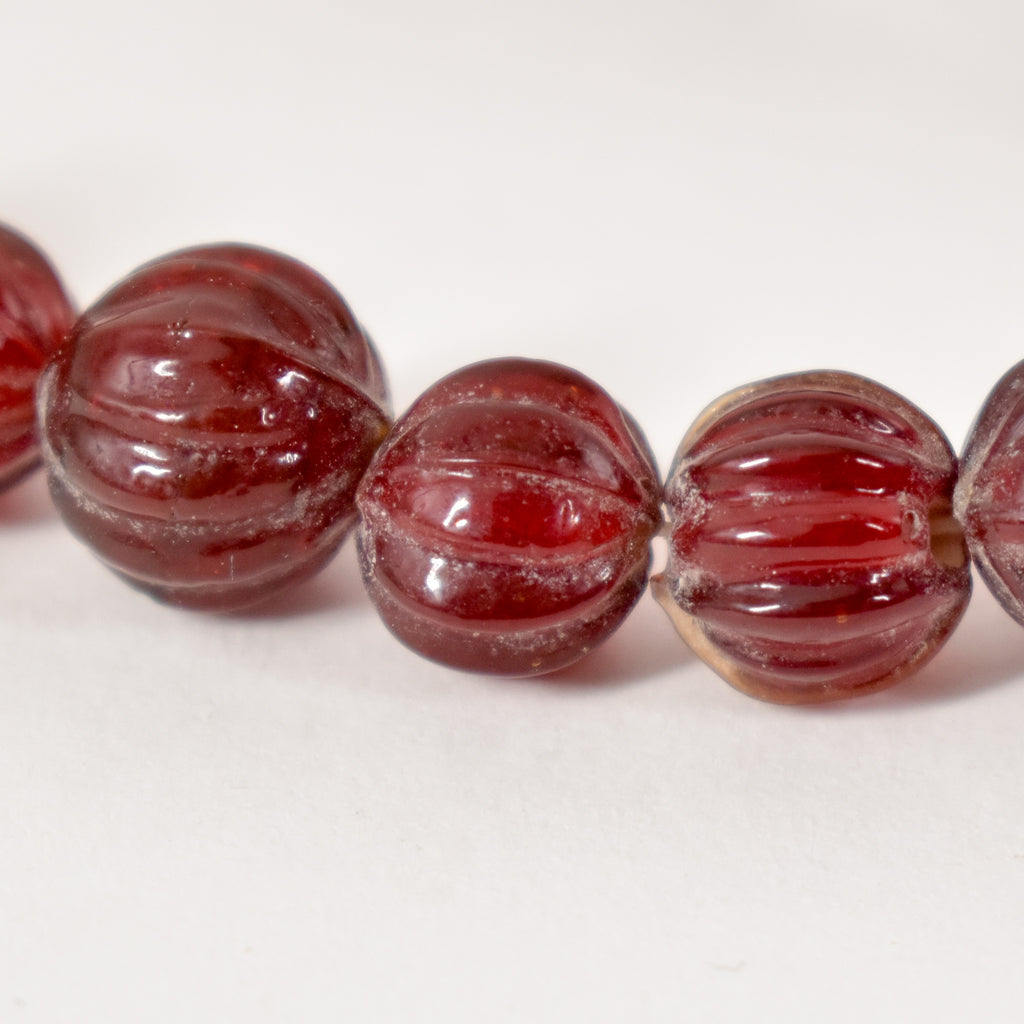 Burgundy Translucent Old India