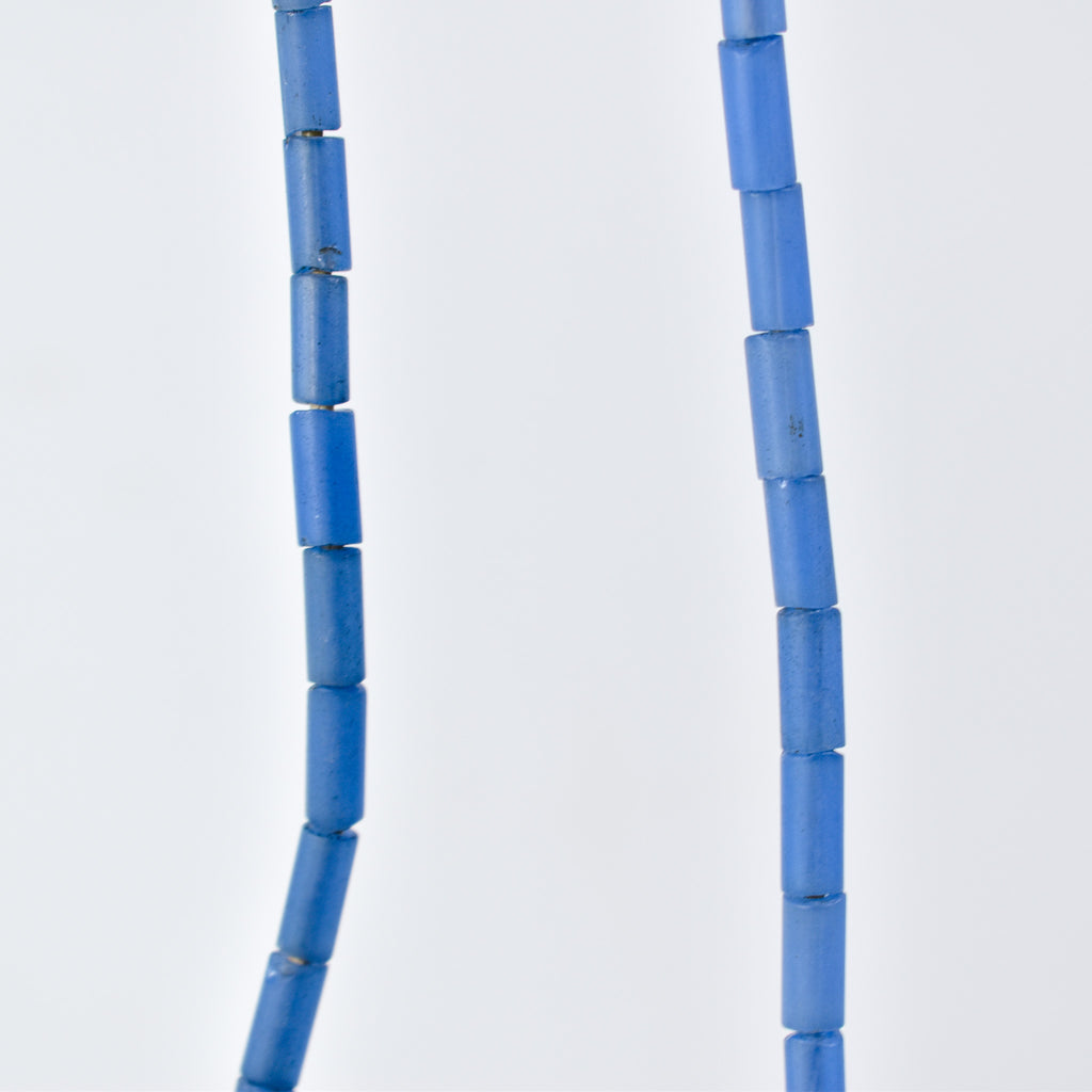 Bida Glass Blue Trade Beads Nigeria