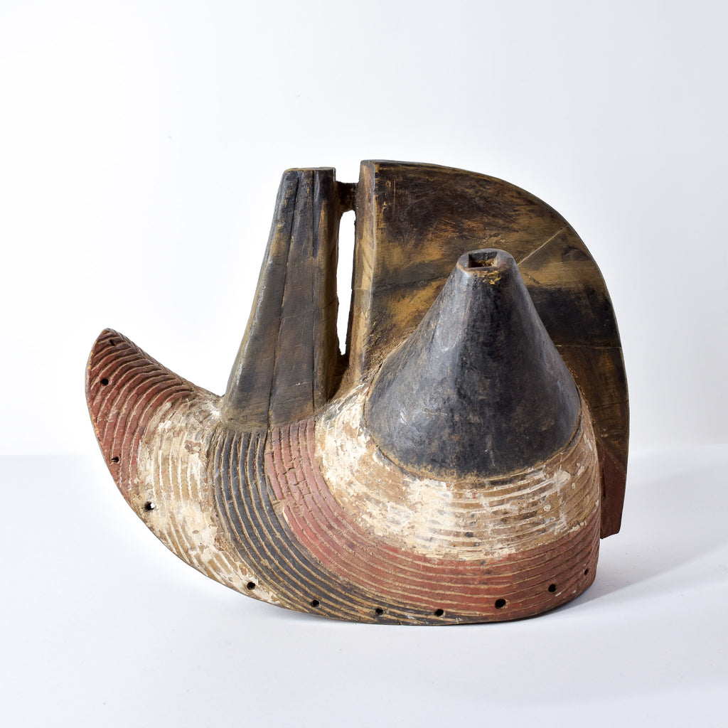 Songye Kifwebe Mask Pair Male and Female Congo