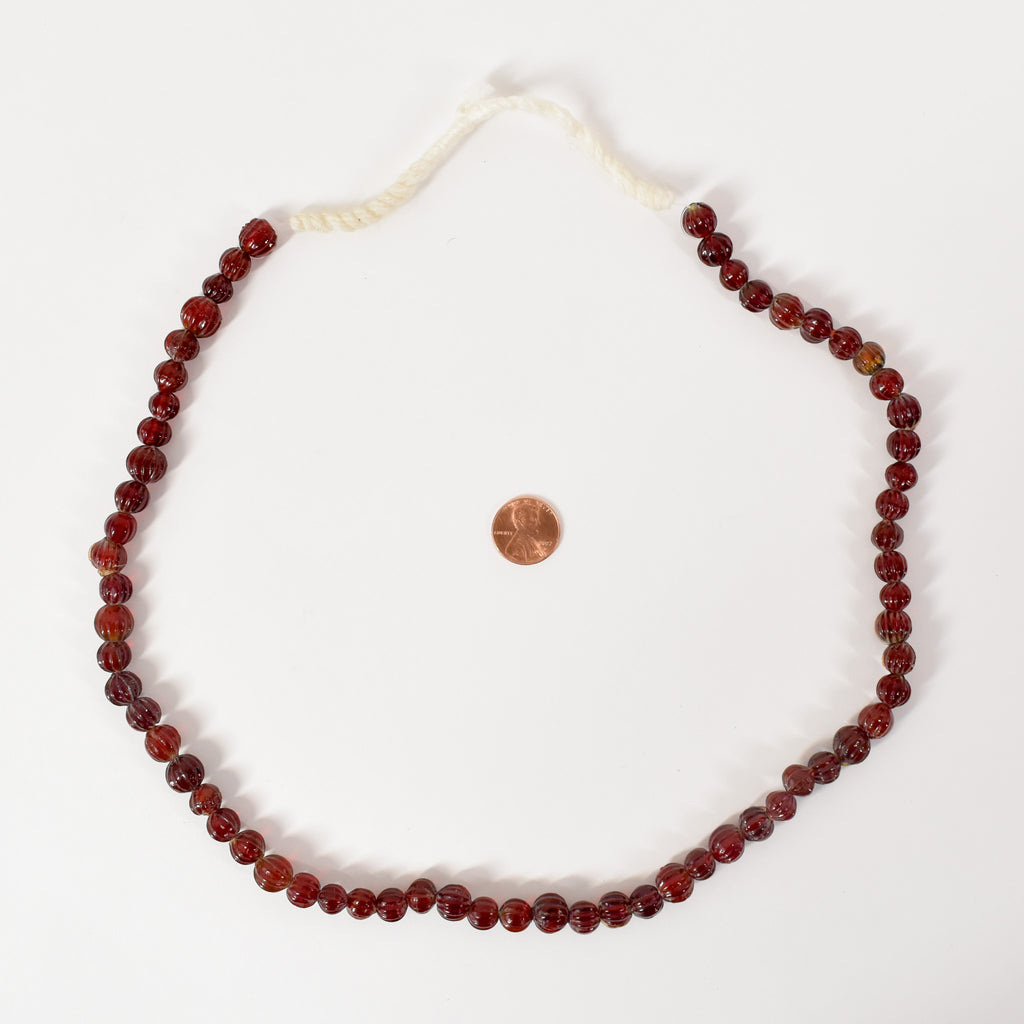 Burgundy Translucent Old India