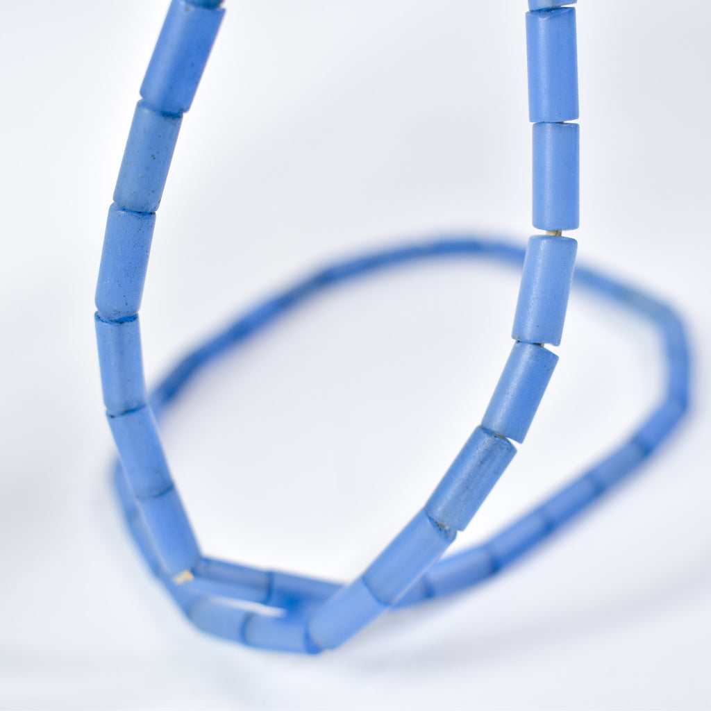 Bida Glass Blue Trade Beads Nigeria