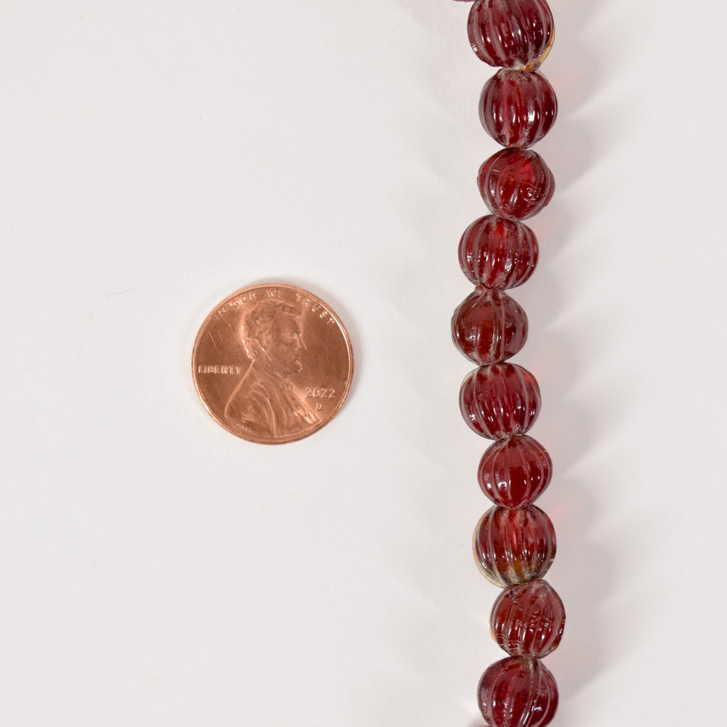 Burgundy Translucent Old India