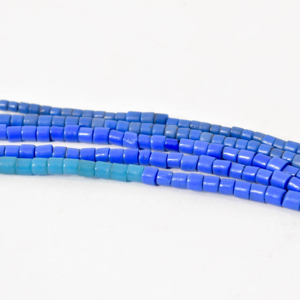 Blue Tile Trade Beads