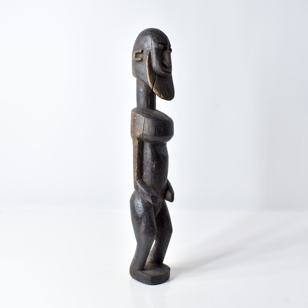 Dogon Standing Male Figure with Beard Mali