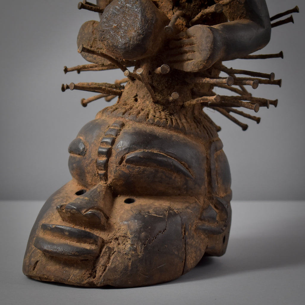 Ejagham Eket Power Fetish Headdress Nigeria