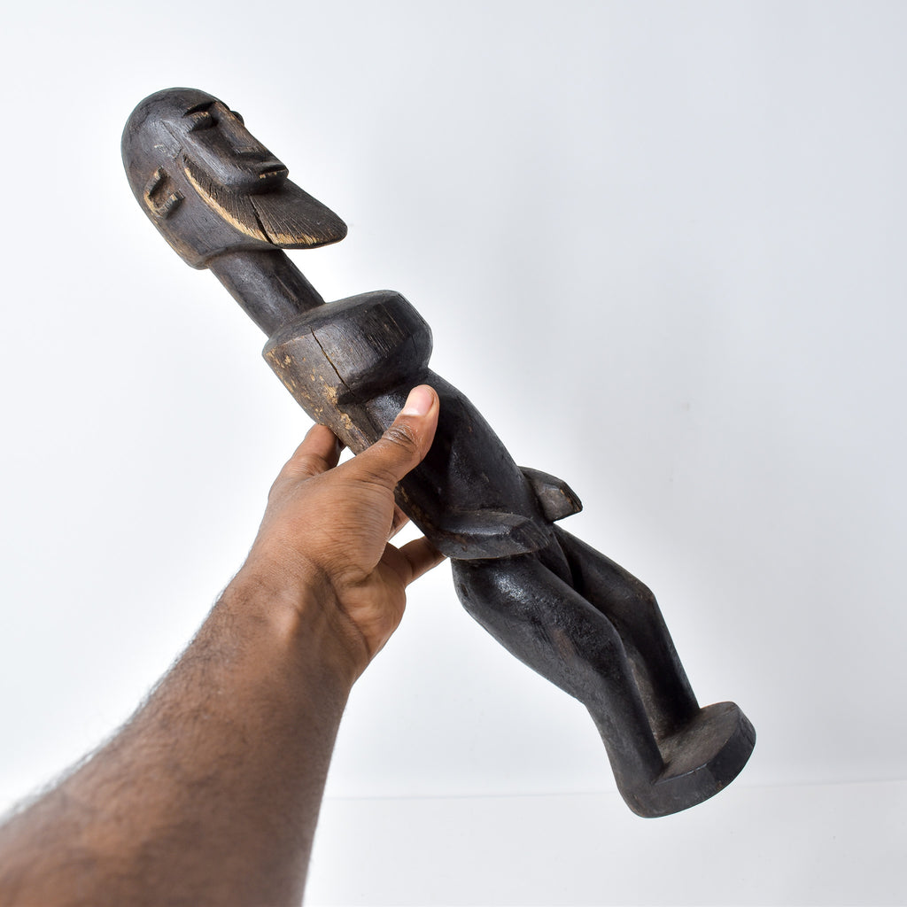 Dogon Standing Male Figure with Beard Mali