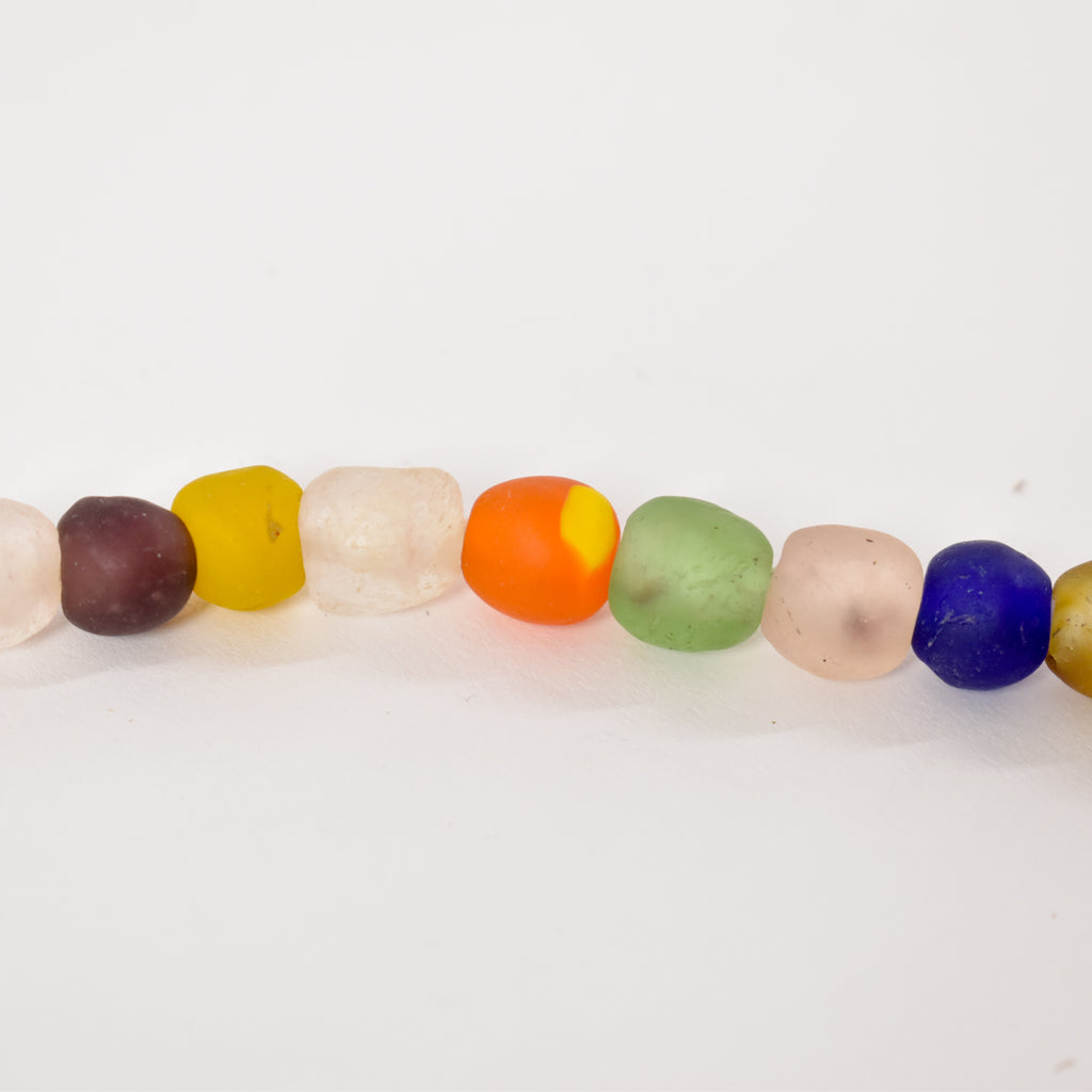 Mixed Krobo "Recycled" Powder Glass Trade Beads