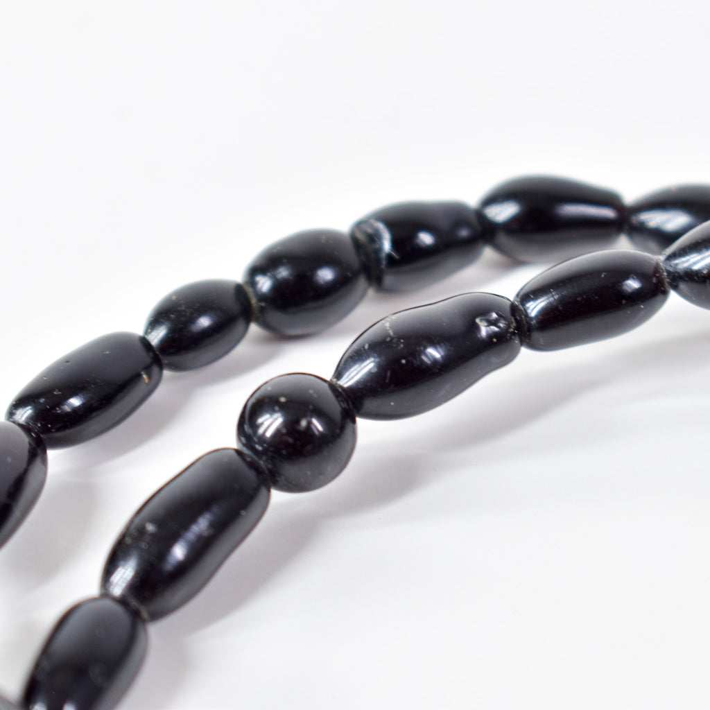 Amoeba Black Trade Beads