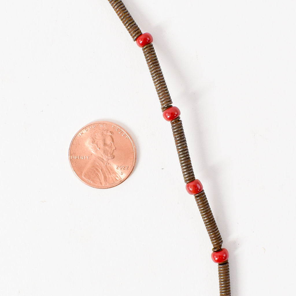 Copper Coil Trade Beads Ethiopia