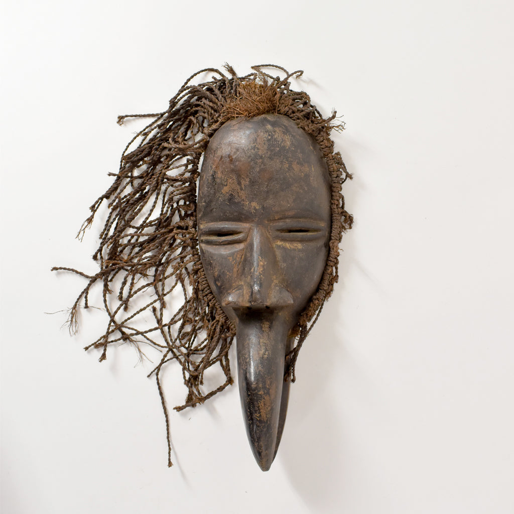 Dan Bird Mask with Beak Cote d'Ivoire