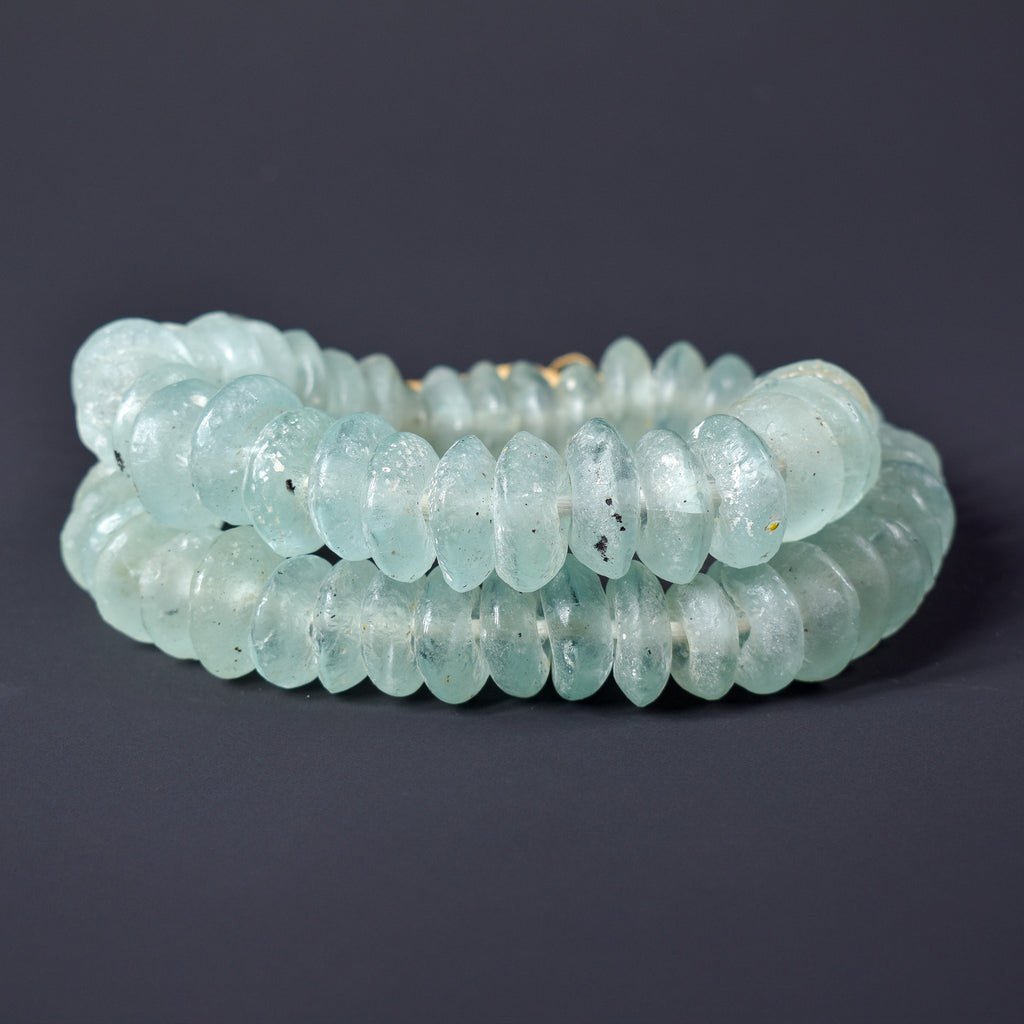 Krobo Recycled Powder Glass Translucent Trade Beads