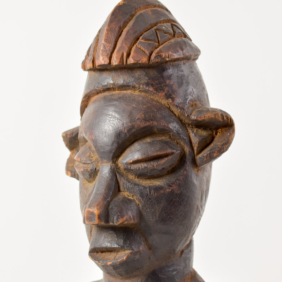 Yaka Female Kneeling Wood Figure Congo – Africa Direct