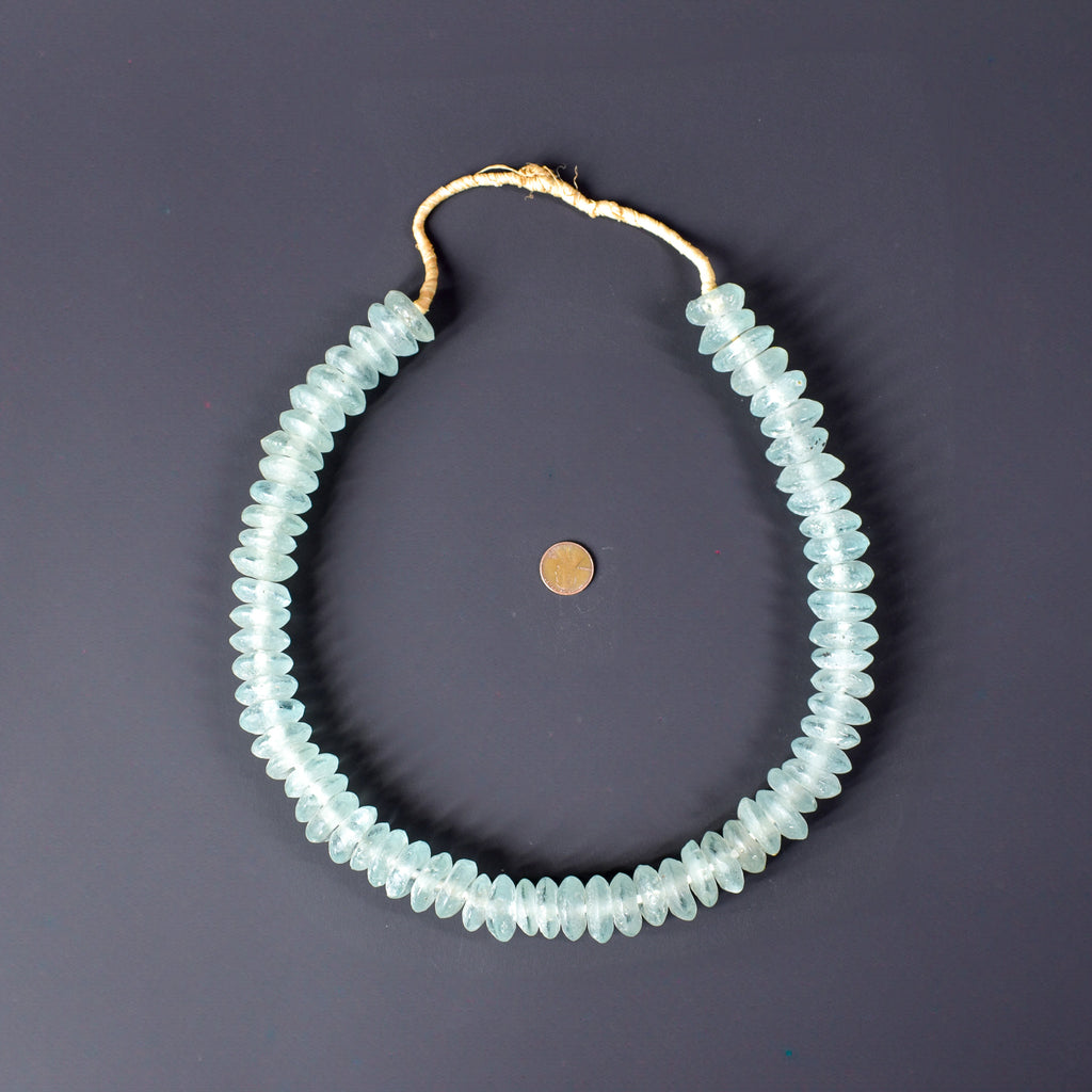 Krobo Recycled Powder Glass Translucent Trade Beads