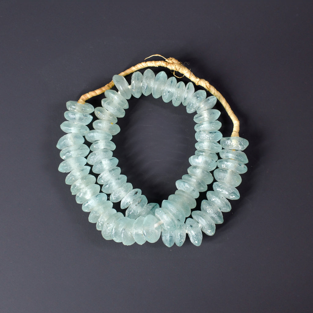 Krobo Recycled Powder Glass Translucent Trade Beads