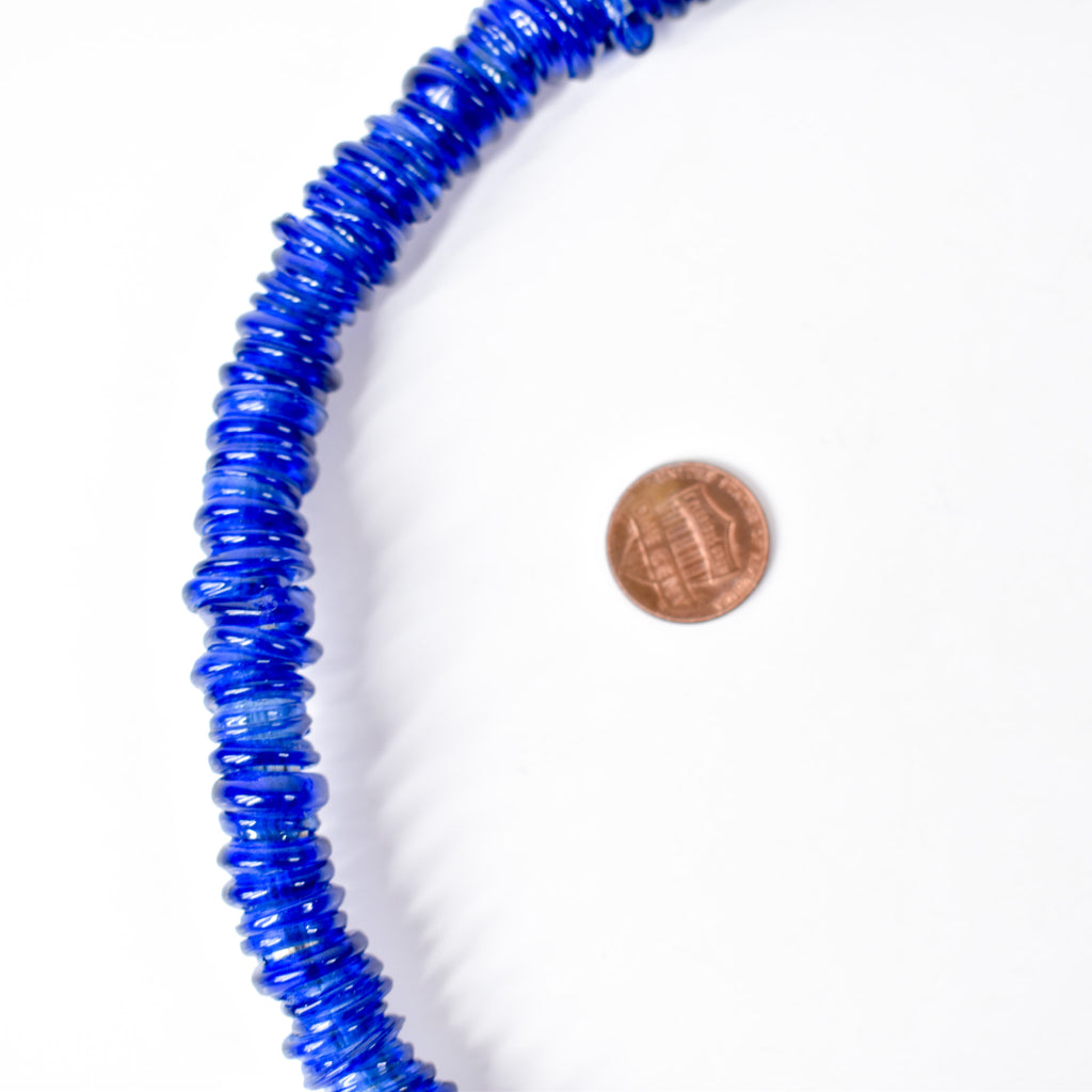 Italian Glass Rings Cobalt Blue Trade Beads