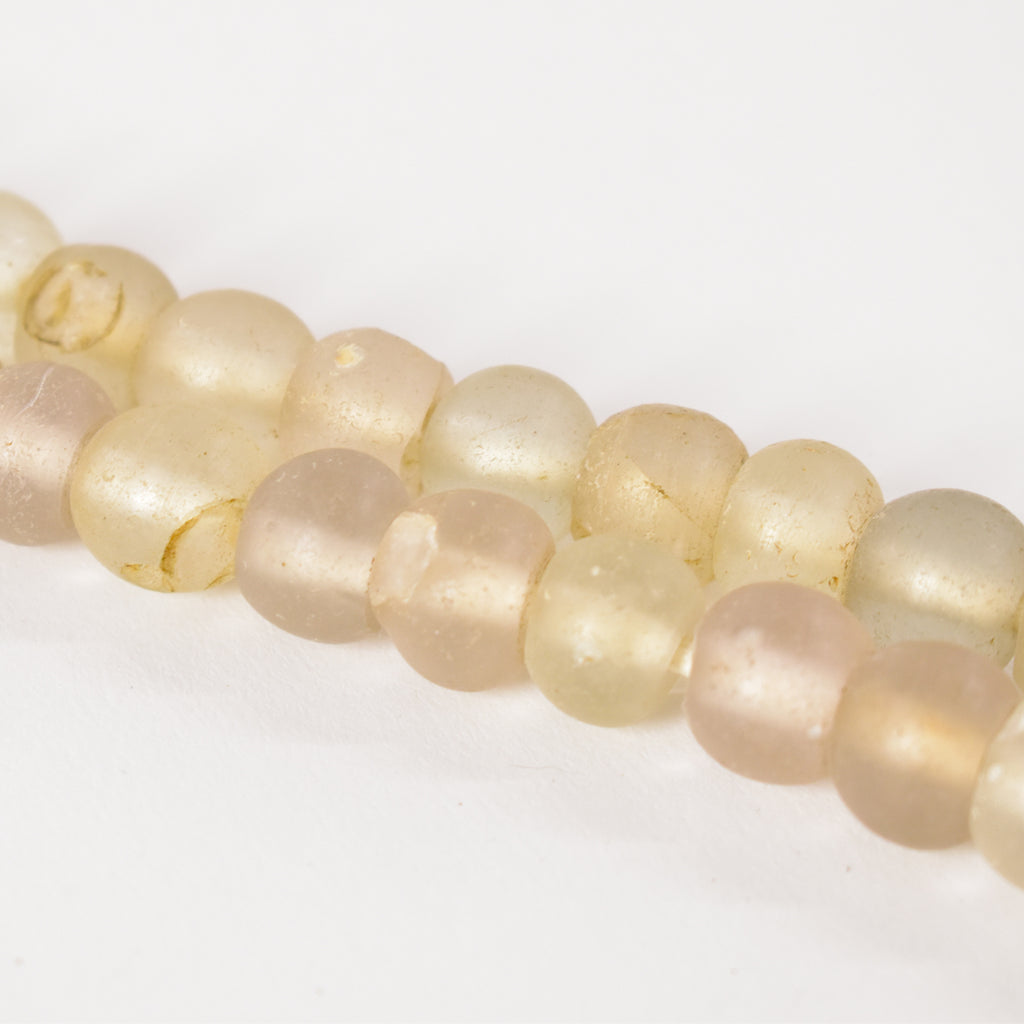 Clear Dogon Trade Beads 42 Inch