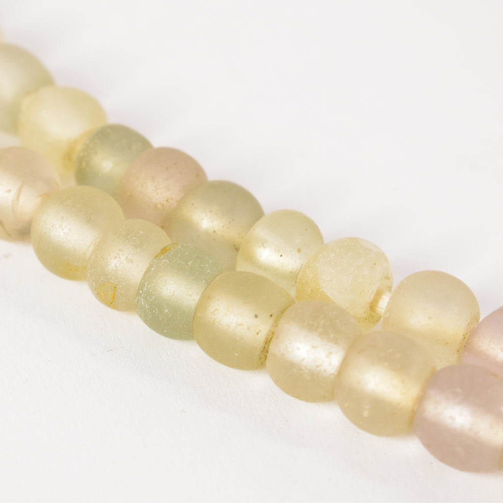 Clear Dogon Trade Beads 42 Inch