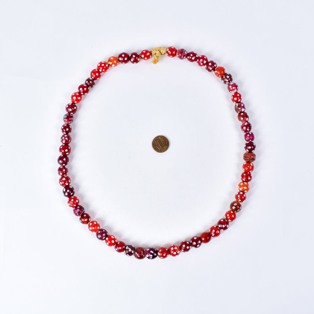 Venetian Skunk Red Trade Beads Henry Collection