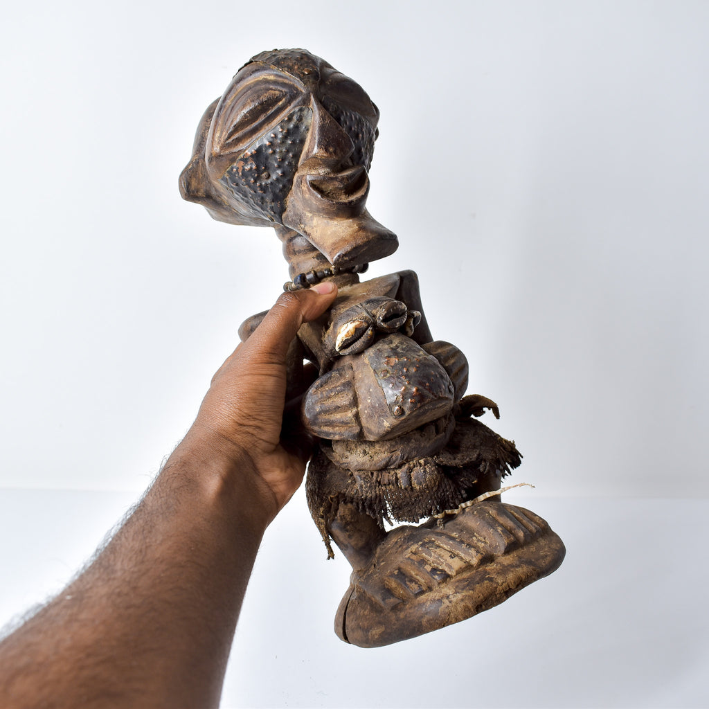 Songye Nkishi Power Fetish Figure Congo