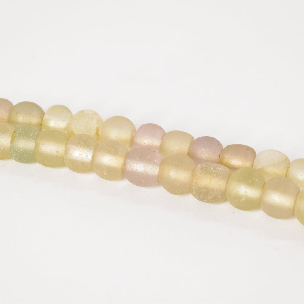 Clear Dogon Trade Beads 42 Inch