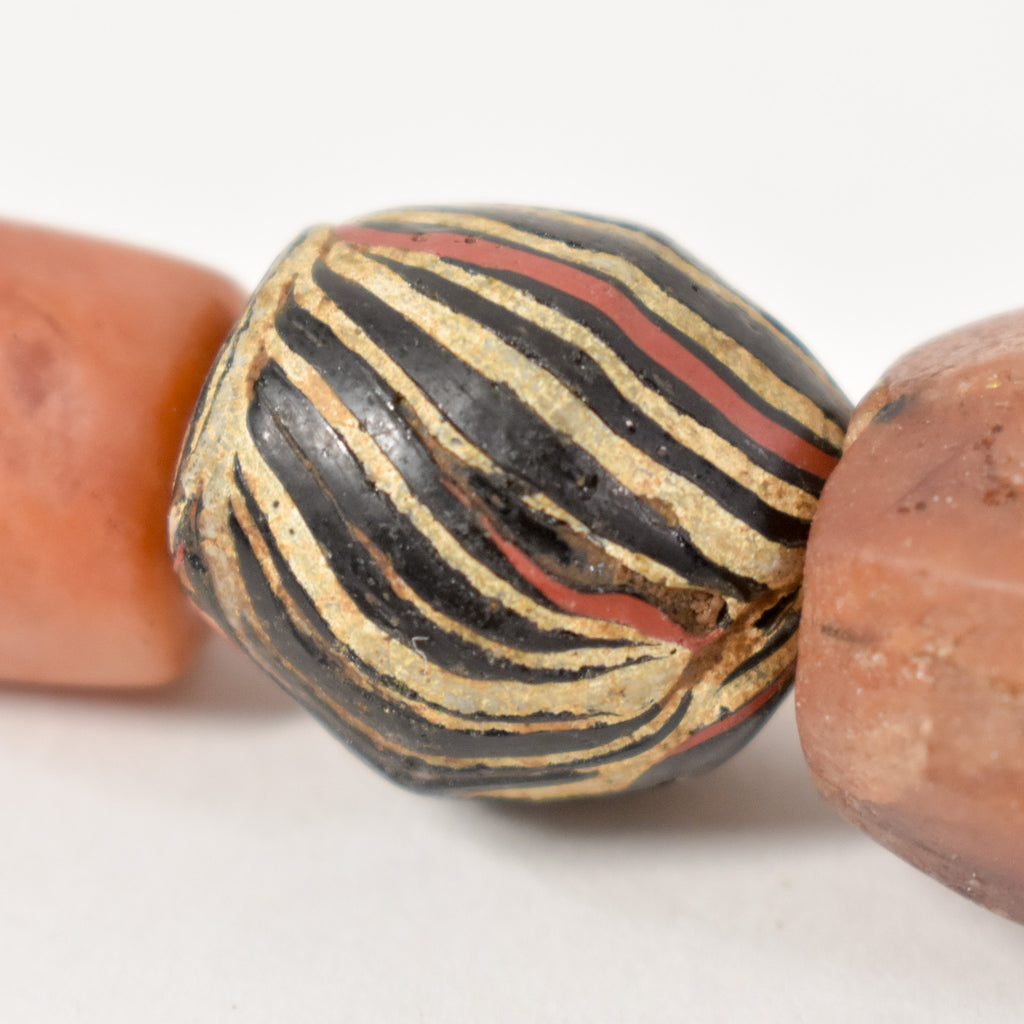 Pema Raka Ancient Quartz Carnelian Mixed Trade Beads