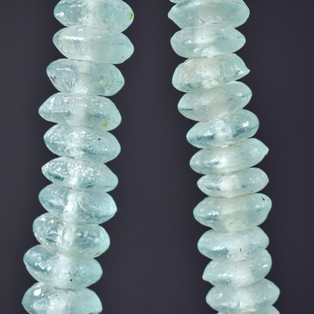 Krobo Recycled Powder Glass Translucent Trade Beads