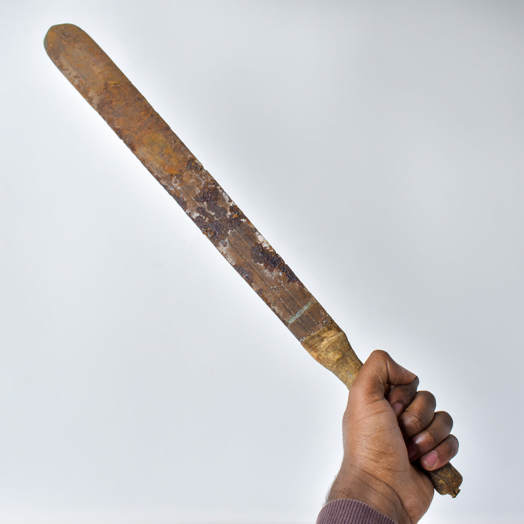 Asante Iron Sword with Wood Handle Ghana
