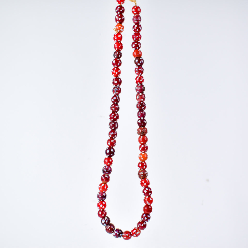 Venetian Skunk Red Trade Beads Henry Collection