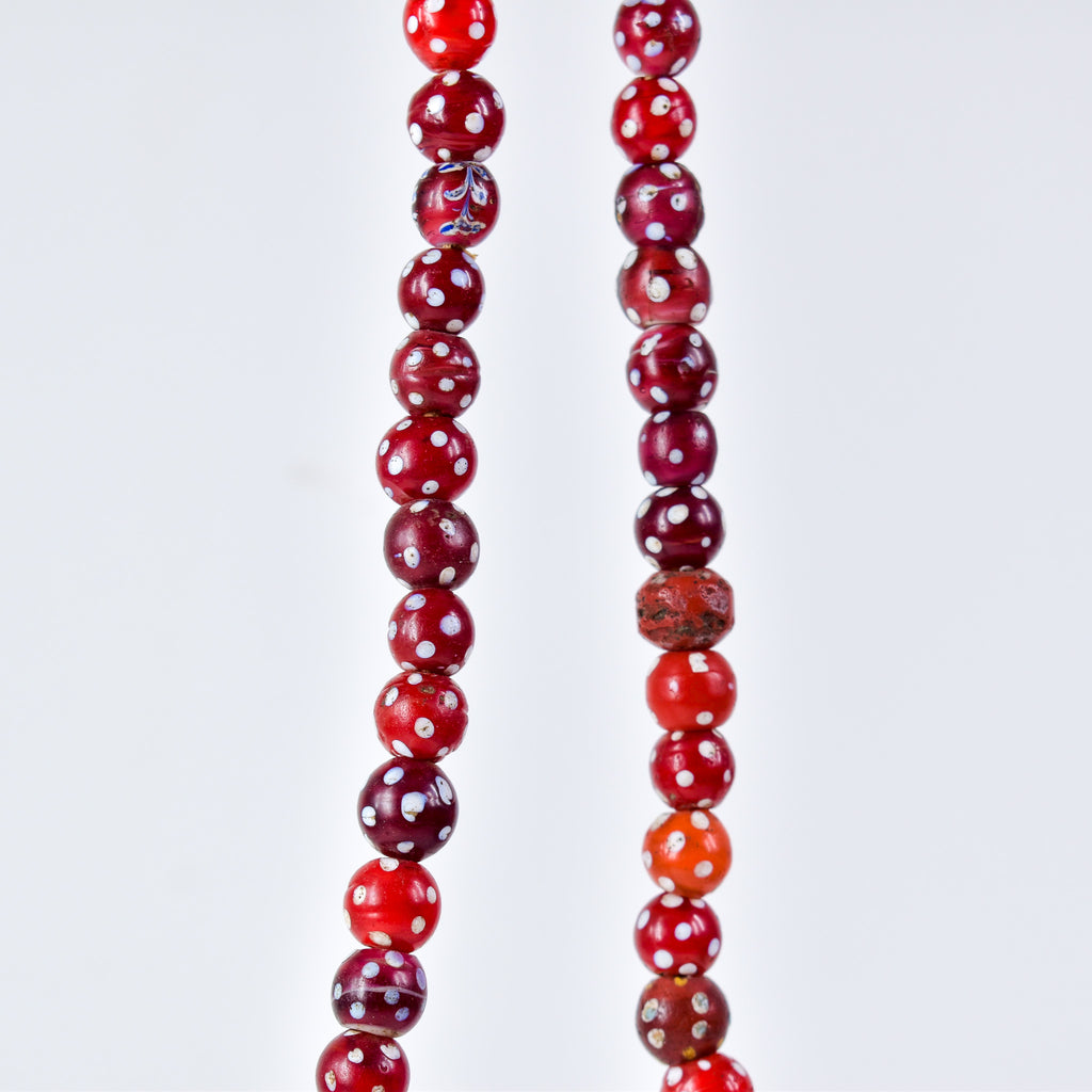 Venetian Skunk Red Trade Beads Henry Collection