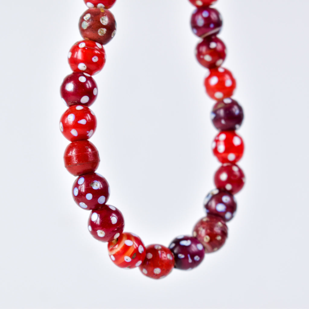 Venetian Skunk Red Trade Beads Henry Collection