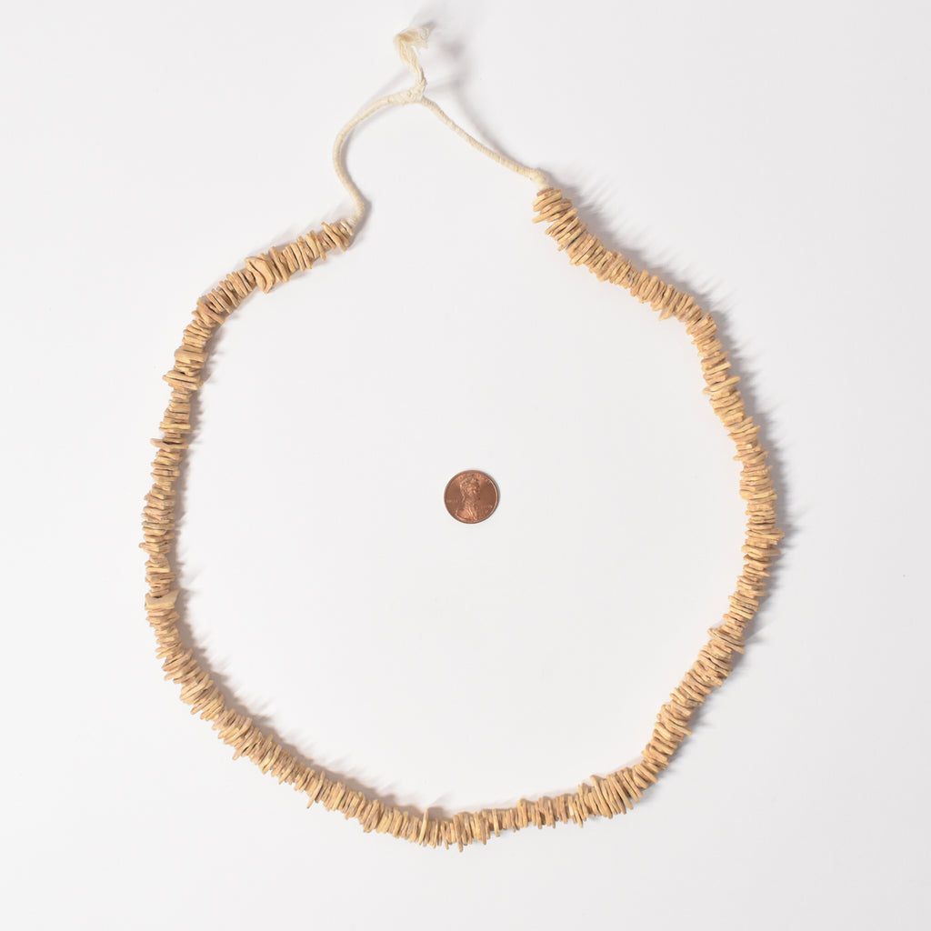 Ostrich Egg Shell Heishi Trade Beads