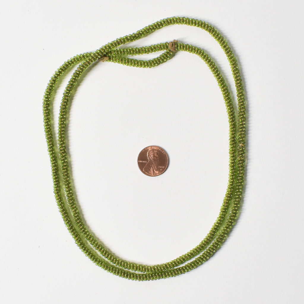 Green Fulani Beaded Necklace Nigeria