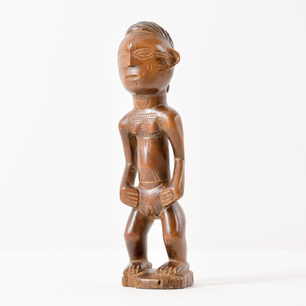 Tabwa Female Figure Miniature 11 Inch Congo