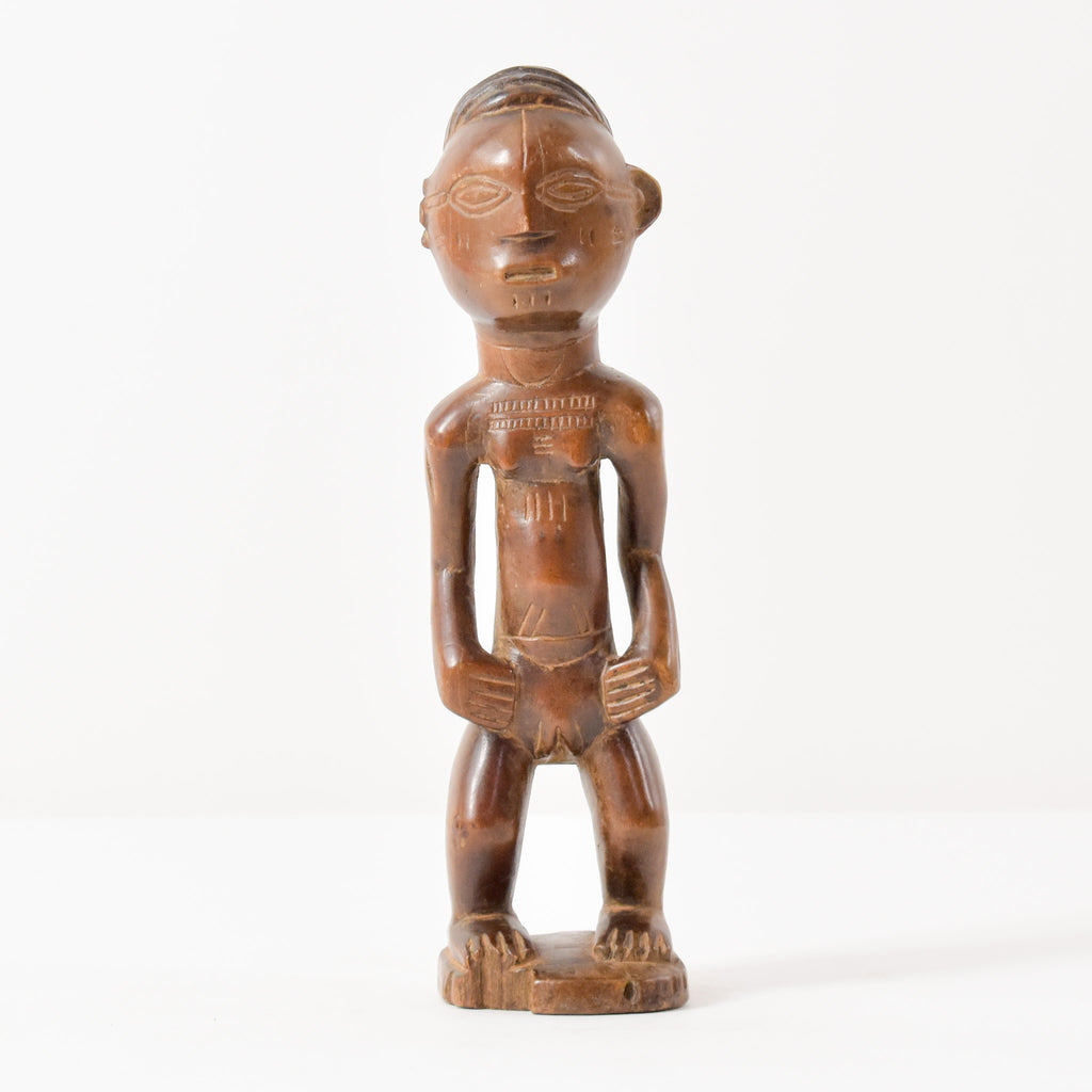 Tabwa Female Figure Miniature 11 Inch Congo