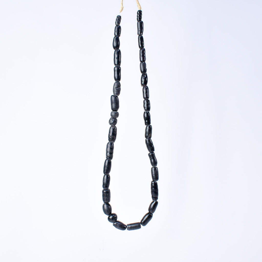 Amoeba Bohemian Black Trade Beads