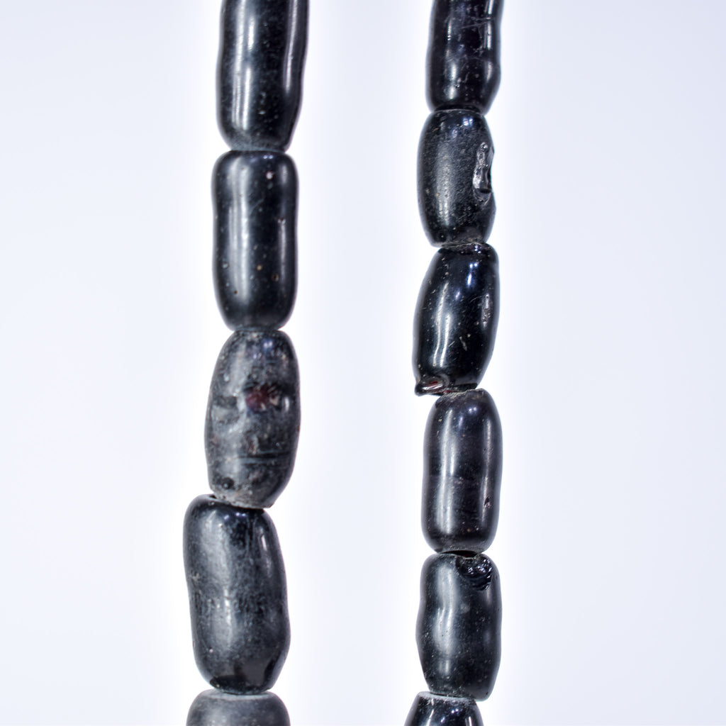 Amoeba Bohemian Black Trade Beads