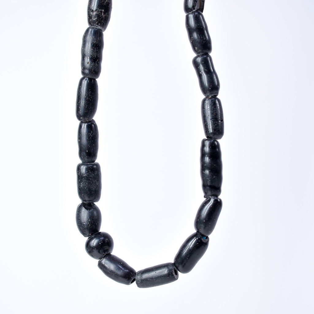 Amoeba Bohemian Black Trade Beads