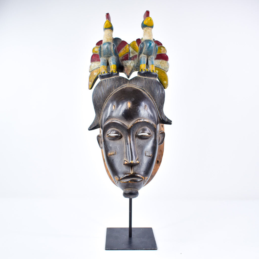 Guro Baule Portrait Mask Cote d'Ivoire