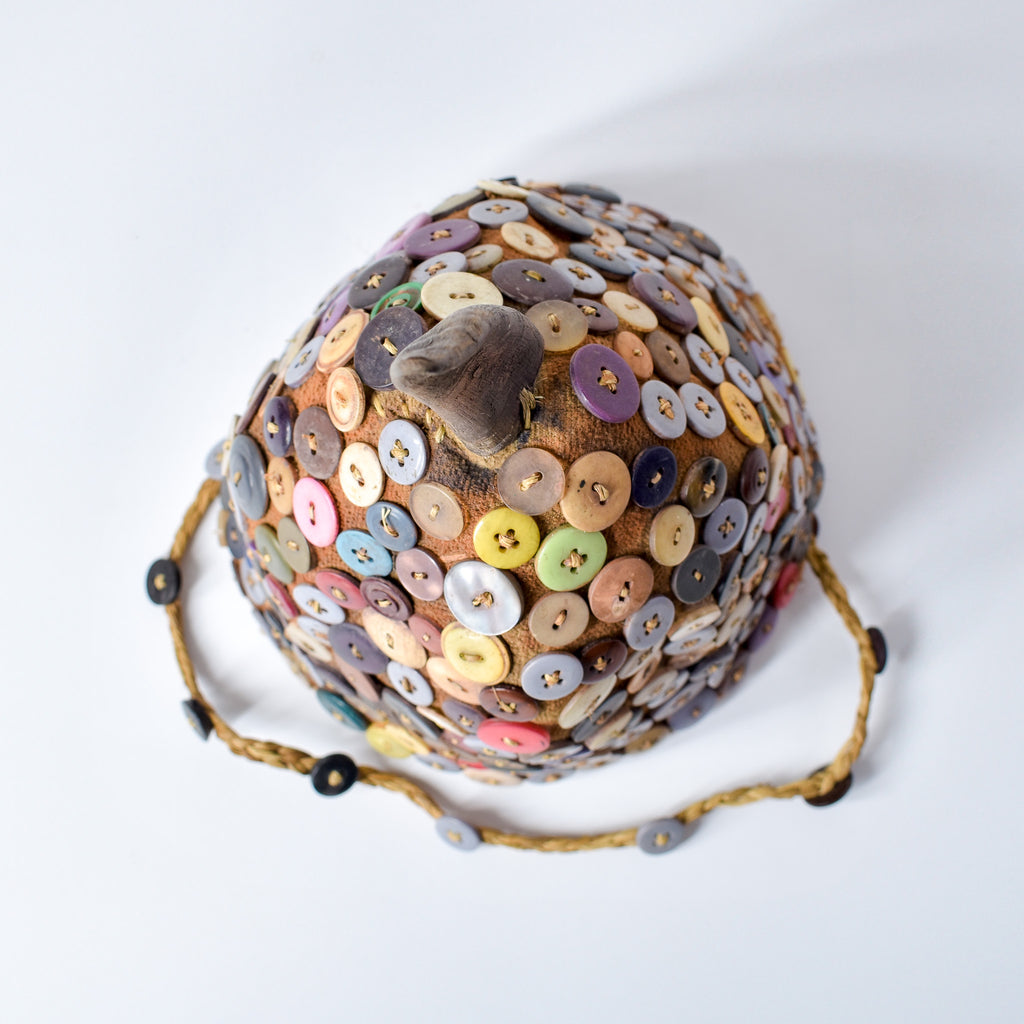 Lega Bwami Society Button Hat Congo