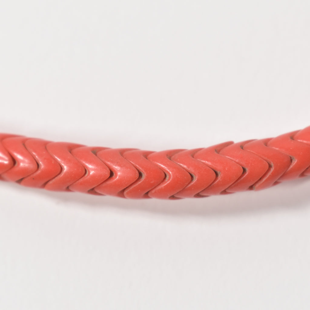 Pink Snake Interlocking Trade Beads