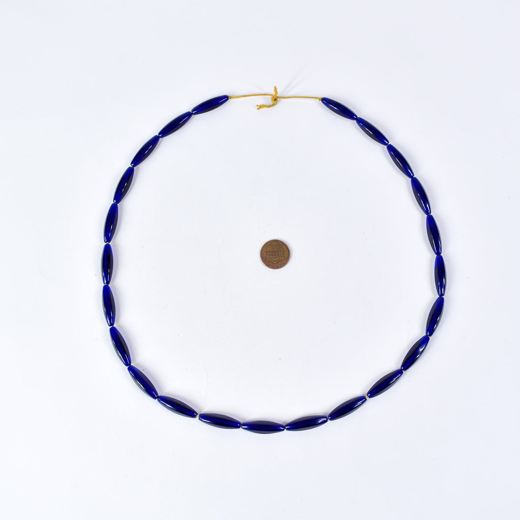 Faceted Bohemian Blue Trade Beads