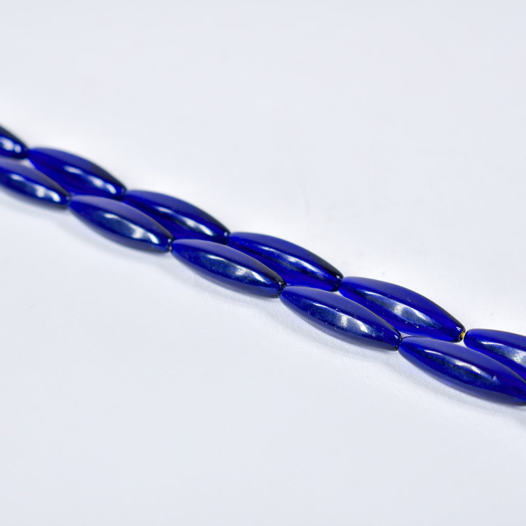 Faceted Bohemian Blue Trade Beads