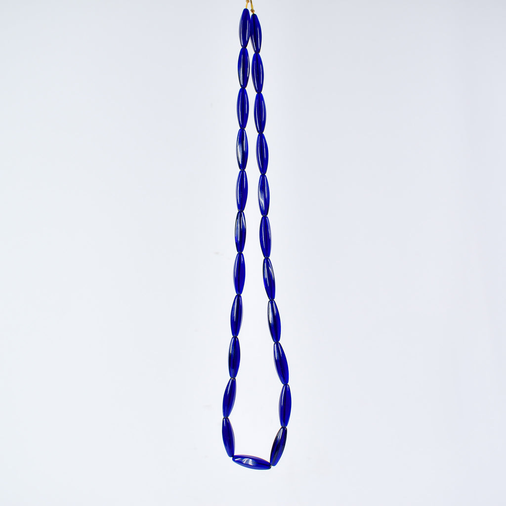 Faceted Bohemian Blue Trade Beads