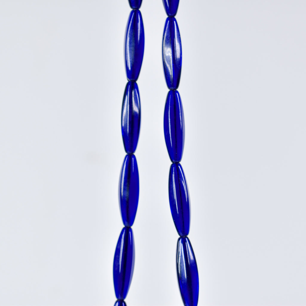 Faceted Bohemian Blue Trade Beads
