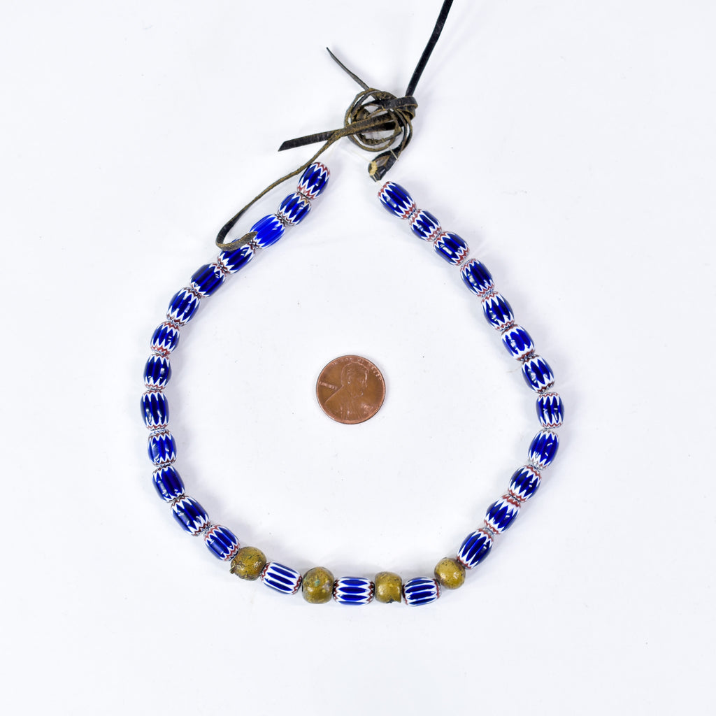 Tiny 6 Layer Chevron Venetian Trade Beads Henry Collection